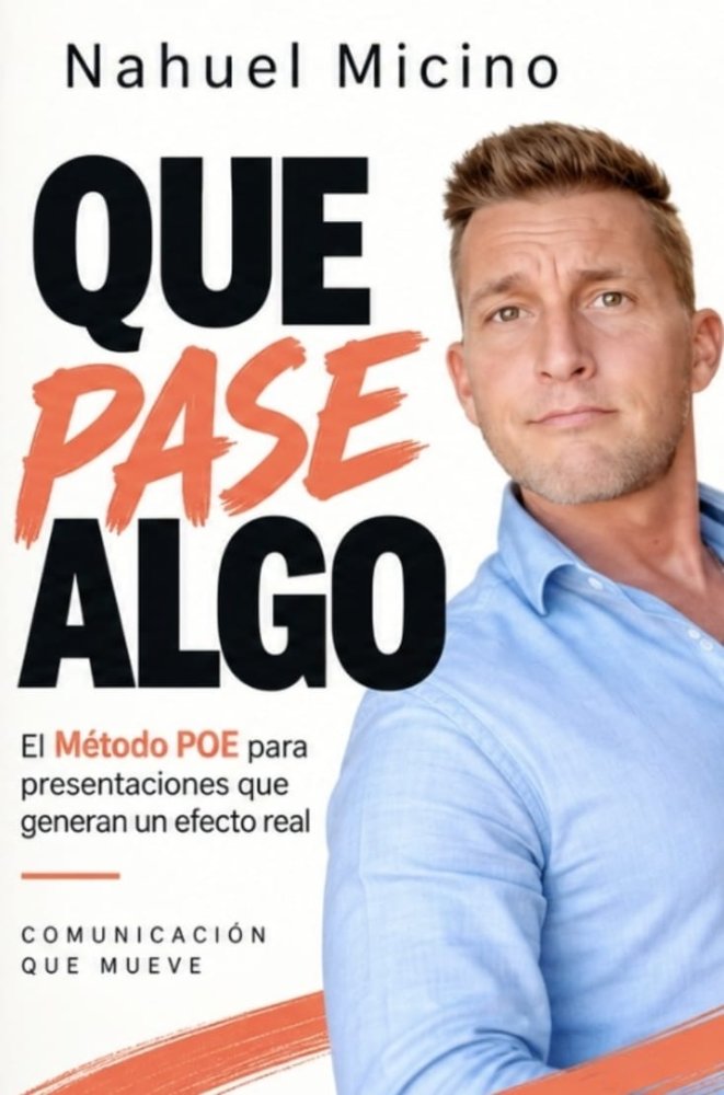 Tapa del libro Que pase algo, de Nahuel Micino